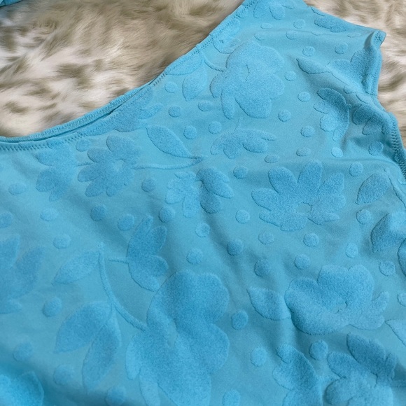 Aerie Terry Cut Out Strapless One Piece Swimsuit - Picture 7 of 9